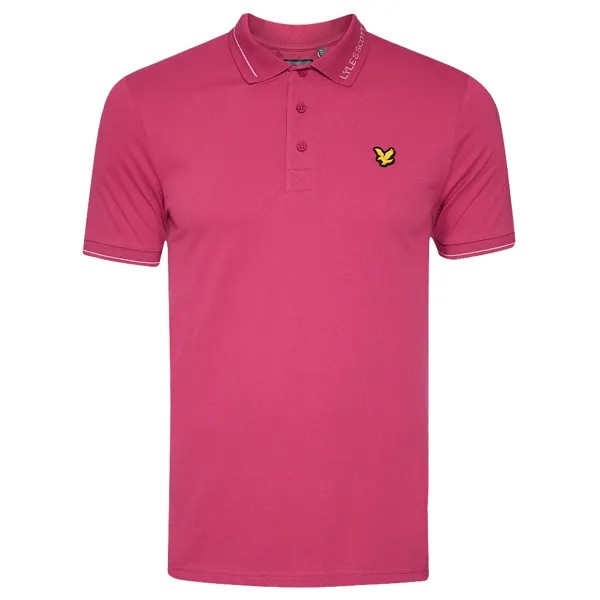 Мужская рубашка-поло с фирменным воротником Lyle & Scott Lyle And Scott