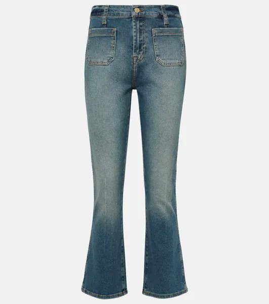 Джинсы Slim Kick с завышенной талией 7 For All Mankind, синий