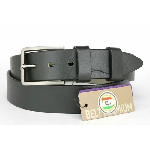 Ремень PREMIUM BELT, размер 120, темно-зеленый
