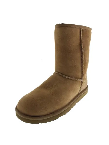 Классические женские повседневные ботинки из замши из овчины Ugg Australia, цвет Chestnut