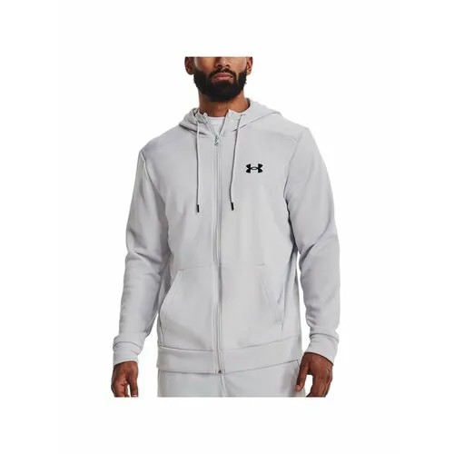 Толстовка спортивная Under Armour Armour Fleece Fz Hoodie, размер MD, , серый