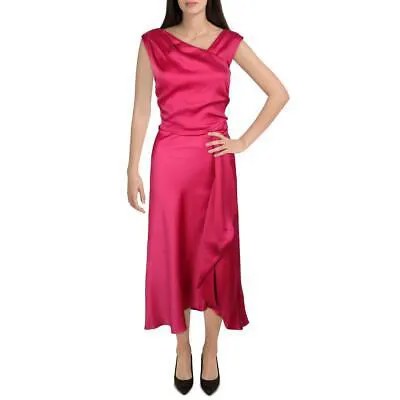 Just... Женское розовое длинное платье для коктейлей и вечеринок с драпировкой Taylor 12 BHFO 4794
