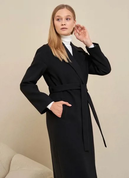 Пальто женское Giulia Rosetti 62995 черное 44 RU
