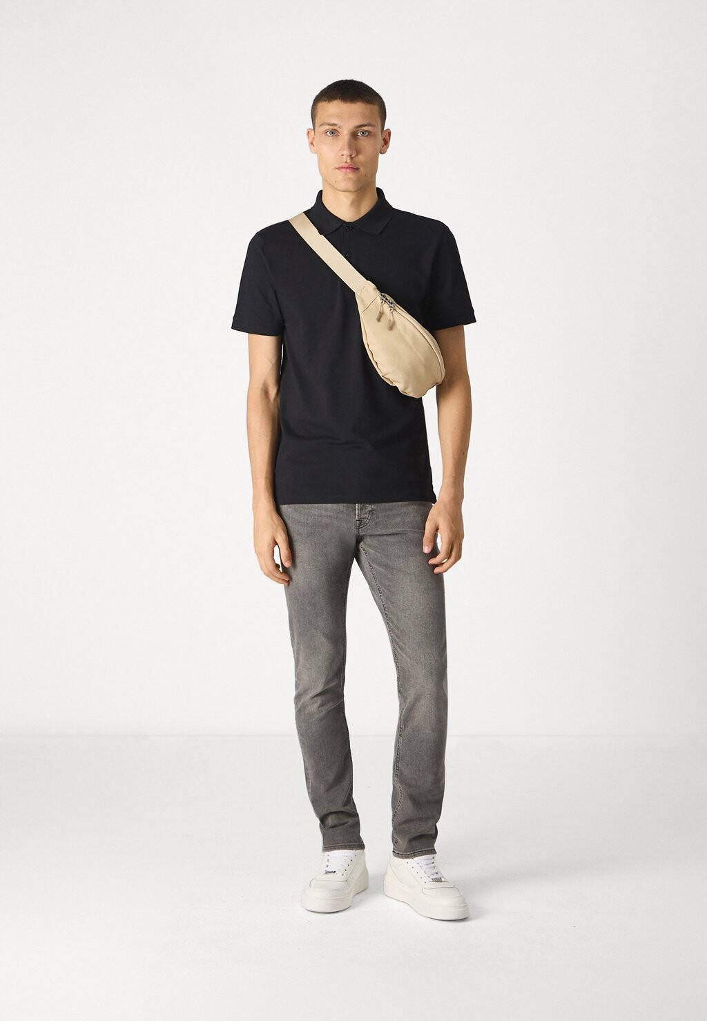 Джинсы узкого кроя JJIGLENN JJORIGINAL Jack & Jones, серый деним