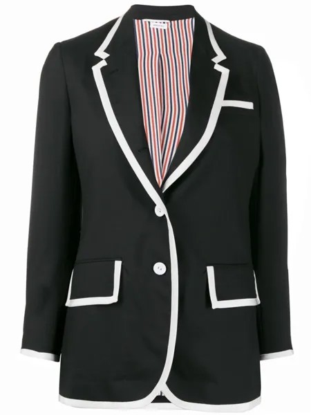 Thom Browne пиджак Super 120s, черный