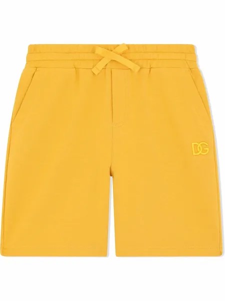 Dolce & Gabbana Kids спортивные шорты с вышитым логотипом