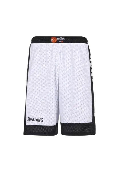 Двусторонние баскетбольные шорты мужские SPALDING, цвет Schwarz/Weiß