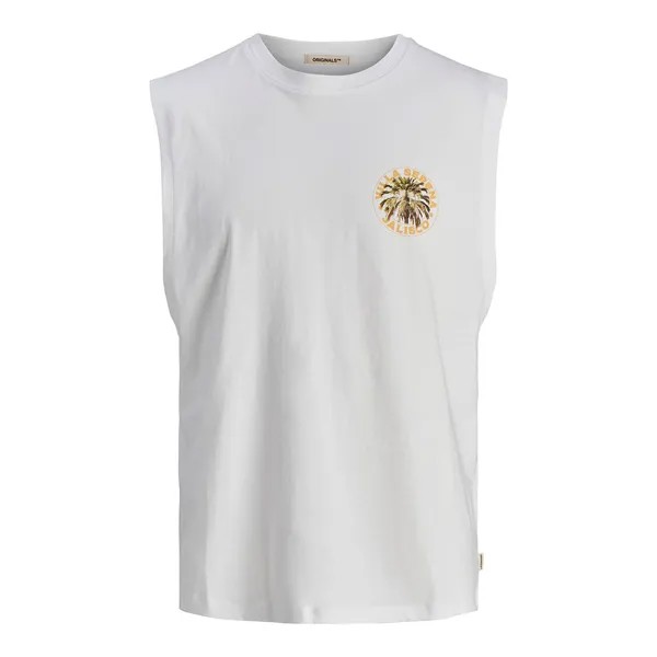 Футболка Jack & Jones Mykonos sleeveless T-shirt, белый