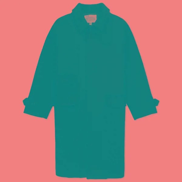 Мужское пальто Uniform Bridge 22FW Wool Balmacaan зелёный, Размер L