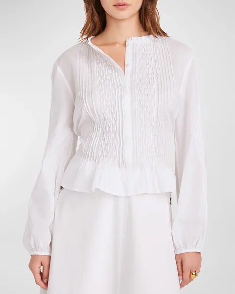 Блузон с рукавами Bienne с защипами Merlette, цвет White