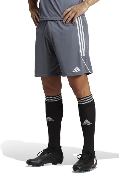 Футбольные шорты Tiro 23 с контрастами по бокам Adidas Performance, серый