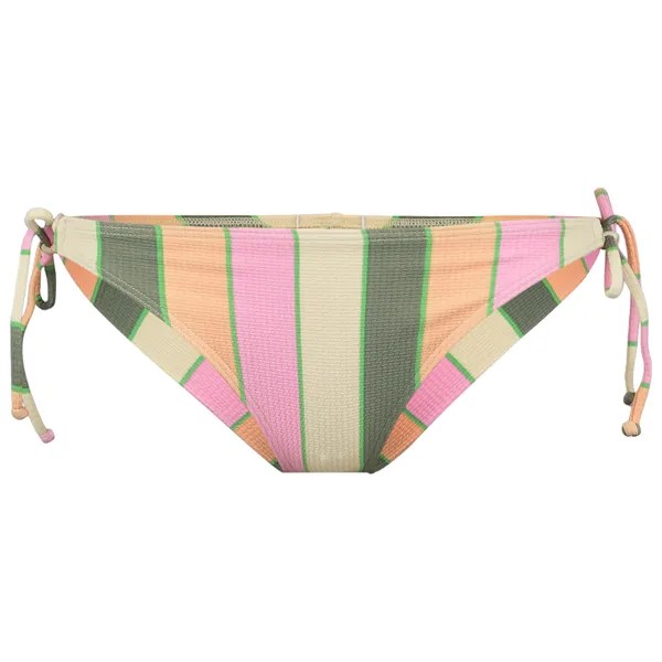 Низ бикини Roxy Women's Vista Stripe Tie Side Cheeky, цвет Agave Green Very Vista Stripe