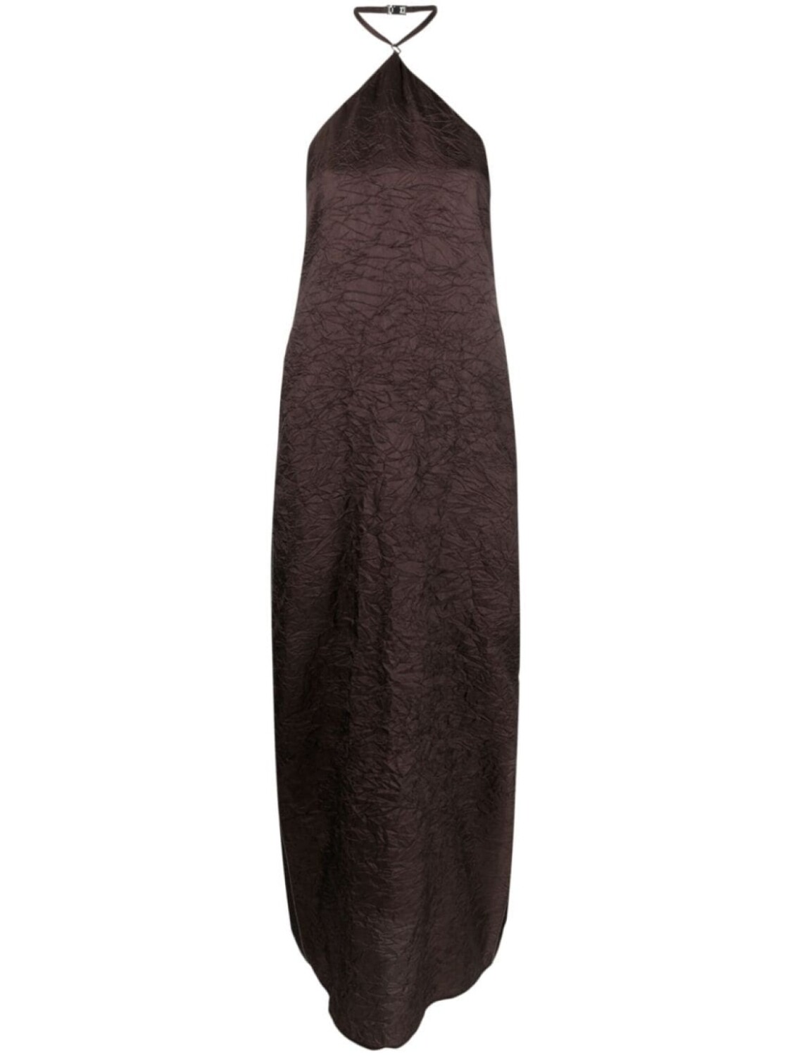 Filippa K платье с жатым эффектом, коричневый