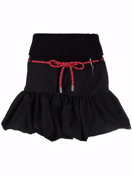 Dsquared2 ribbed-waistband skirt