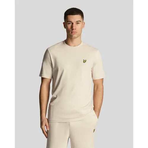 Футболка Lyle & Scott Plain T-shirt, размер XXL, мультиколор, бежевый