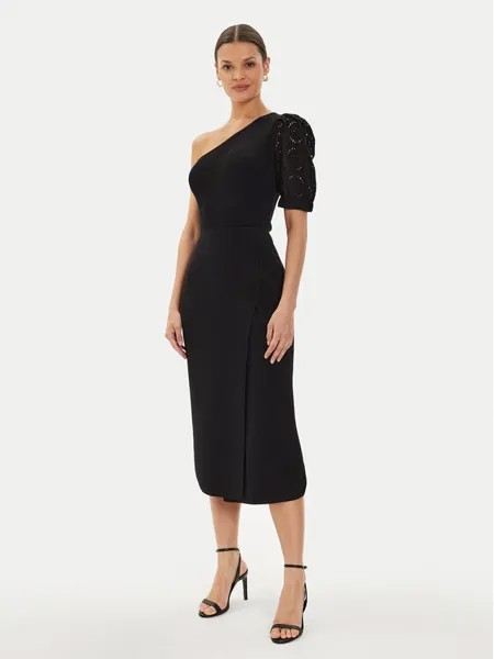 Летнее платье slim fit Morgan, черный