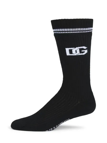 Носки с логотипом DG DOLCE&GABBANA, черный