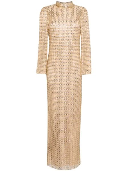 Jenny Packham платье Star Gazer, нейтральный цвет