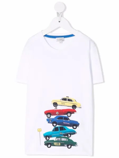 Paul Smith Junior футболка с принтом