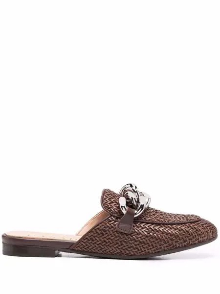 Casadei лоферы с цепочкой