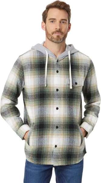 Толстовка Kinloss Long Sleeve Hooded Flannel Quiksilver, цвет Laurel Kinloss