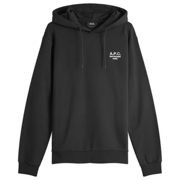 Худи A.P.C. Rue Madame Logo Hoodie, цвет Black & White