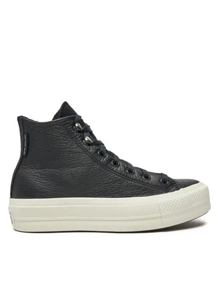 Кеды Converse Chuck Taylor All Star Lift Platform Water Repellent Leather A08312C Negro, черный