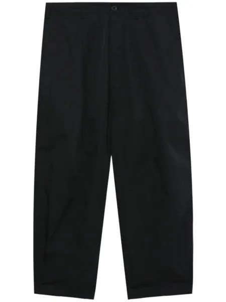 Comme des Garçons Homme зауженные брюки с низким шаговым швом, черный