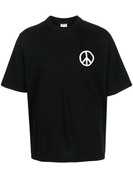 Marcelo Burlon County of Milan футболка с логотипом, черный