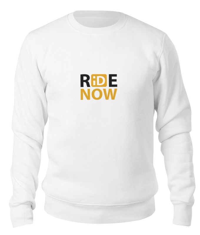 Свитшот унисекс Printio Ride-now белый XL