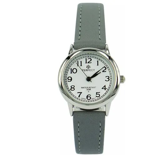 Perfect часы наручные, кварцевые, на батарейке, женские, металлический корпус, кожаный ремень, металлический браслет, с японским механизмом LX017-131-4