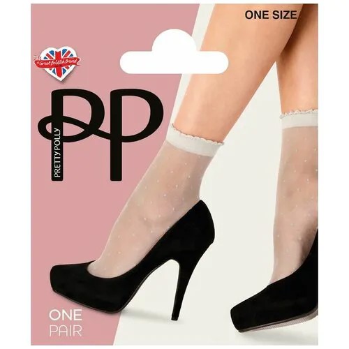 Носки Pretty Polly, размер S-M-L, зеленый, розовый