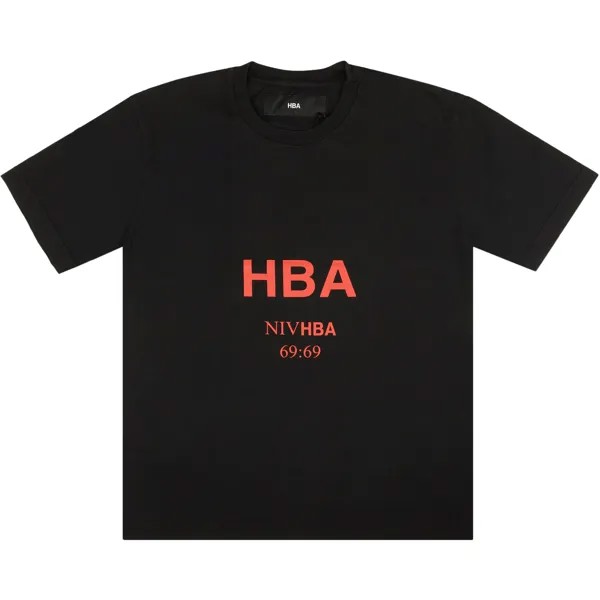 Красная футболка с короткими рукавами и логотипом Hood By Air, цвет Черный