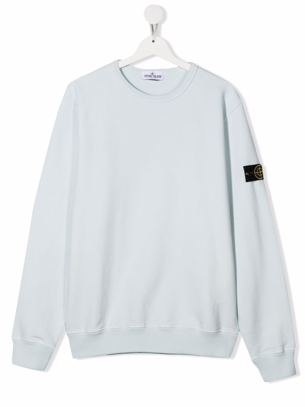 Stone Island Junior толстовка с нашивкой-логотипом