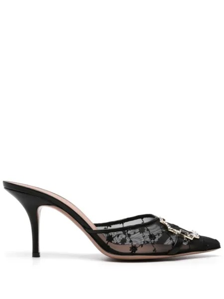 Malone Souliers сетчатые мюли Missy 70, черный