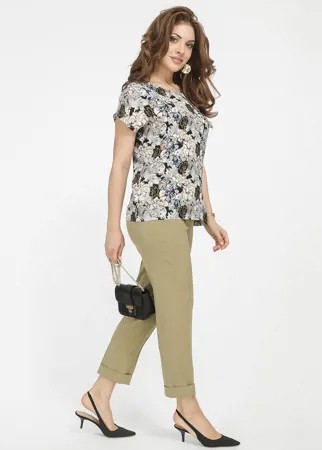 Брюки женские 1001dress HR00007OG зеленые 58