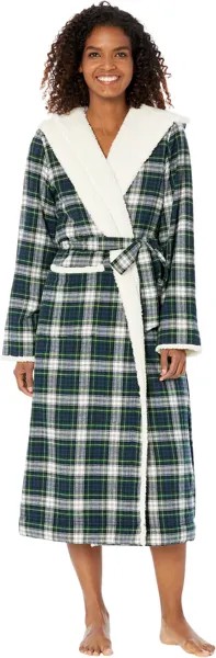 Халат Scotch Plaid Flannel Sherpa Lined Long Robe L.L.Bean, цвет Dress Gordon
