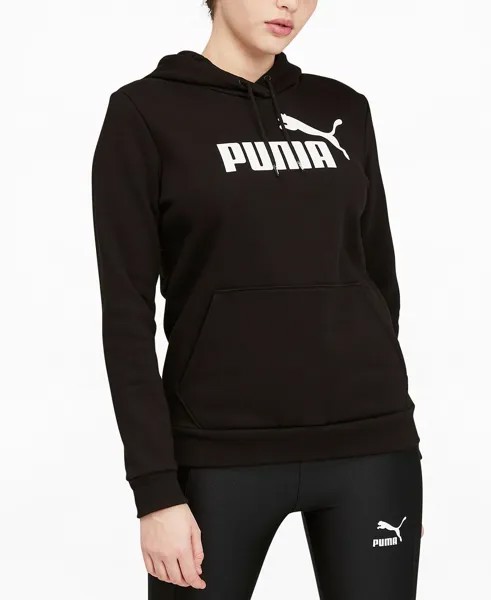 Женская толстовка Puma Logo Fleece, черный