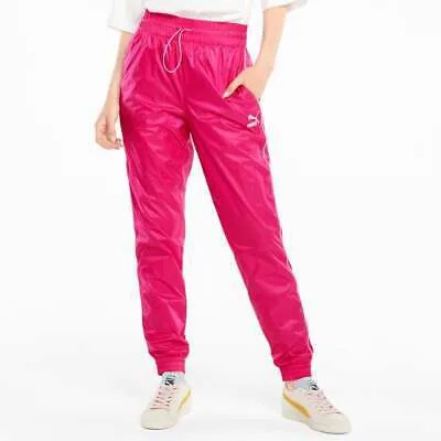 Puma Iconic T7 Woven Track Pants Женские розовые повседневные спортивные штаны 530240-14