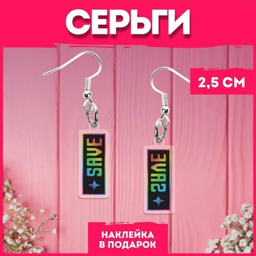 Серьги KRASNIKOVA, черный