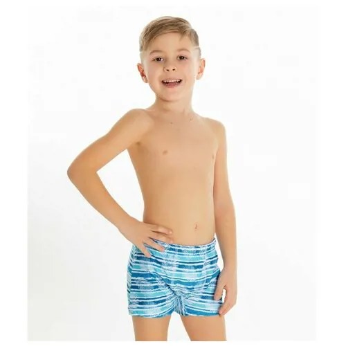 Плавки купальные для мальчика, цвет бирюзовый, рост 110 см