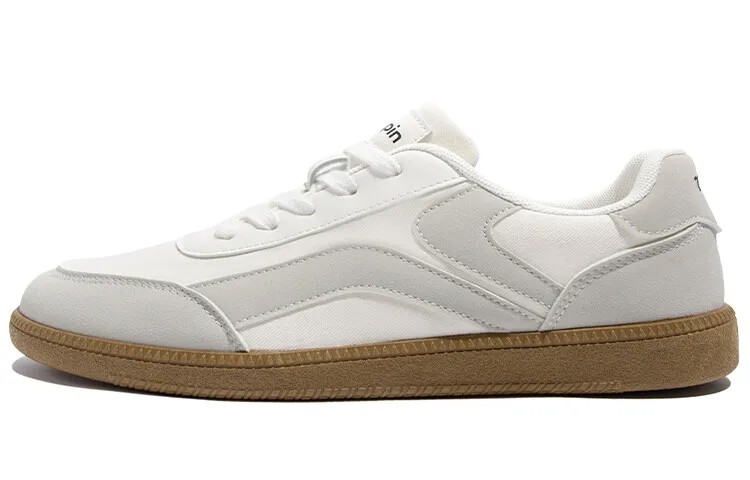 Кроссовки TUOPIN Skateboarding Shoes Unisex Low-top, белый/черный