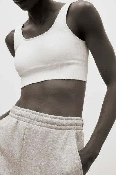 Расклешенные спортивные штаны H&M, серый