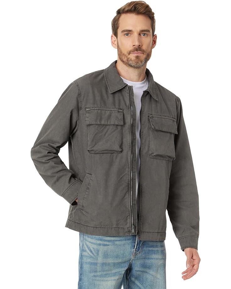 Куртка Lucky Brand Fleece Lined Shirt, цвет Raven