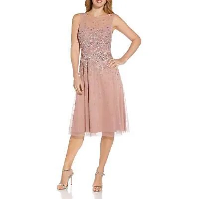 Женское украшенное коктейльное и вечернее платье Adrianna Papell BHFO 3080