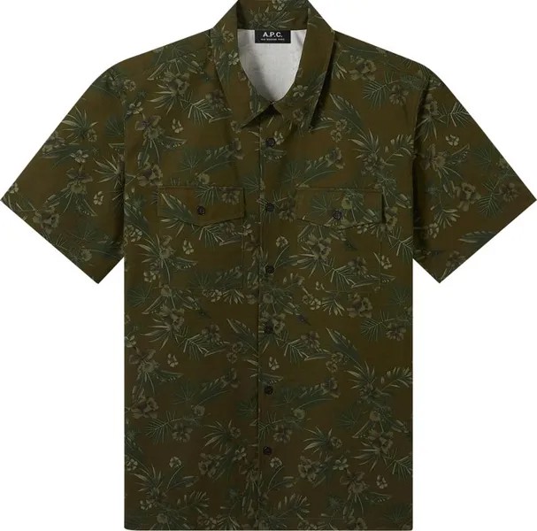 Рубашка A.P.C. Augustin Short-Sleeve Shirt 'Multicolor', разноцветный