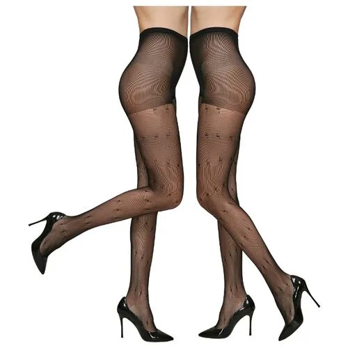 Колготки Le Cabaret 203267 40 den, размер 2-3, черный, 2 пары