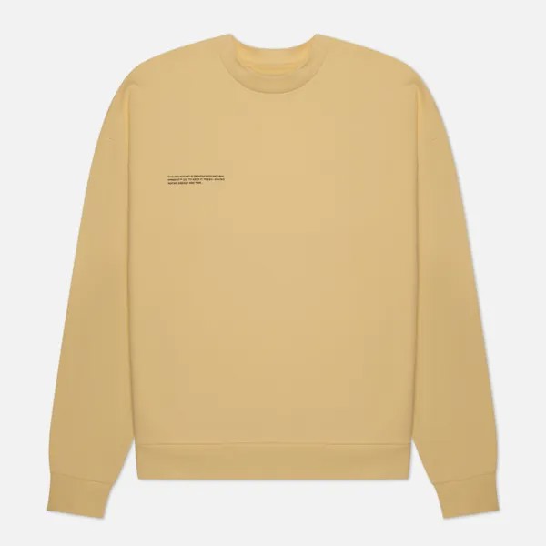 Мужская толстовка PANGAIA 365 Seasonal Crew Neck жёлтый, Размер XS