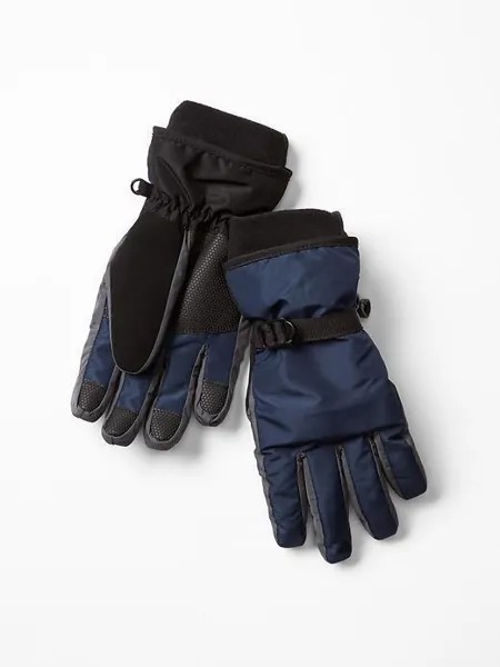 НОВЫЕ нейлоновые лыжные перчатки Kid GAP, 80 грамм, с утеплителем 3M Thinsulate, для мальчиков, M 8