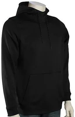 Флисовый пуловер с капюшоном Under Armour Armor — черный/черный — новинка